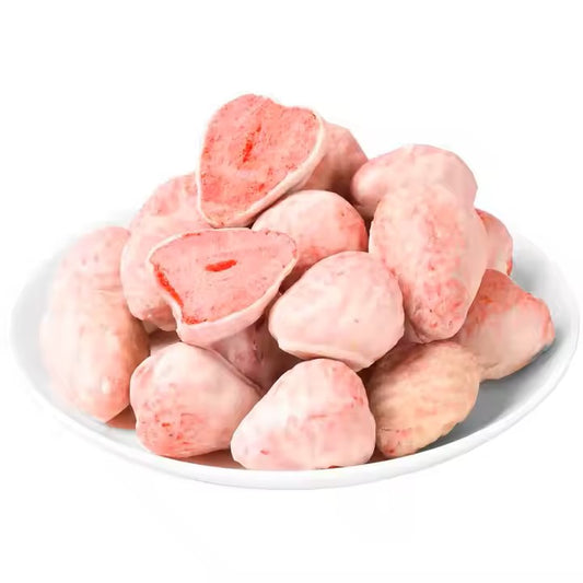freeze-dried Strawberry with white chocolate