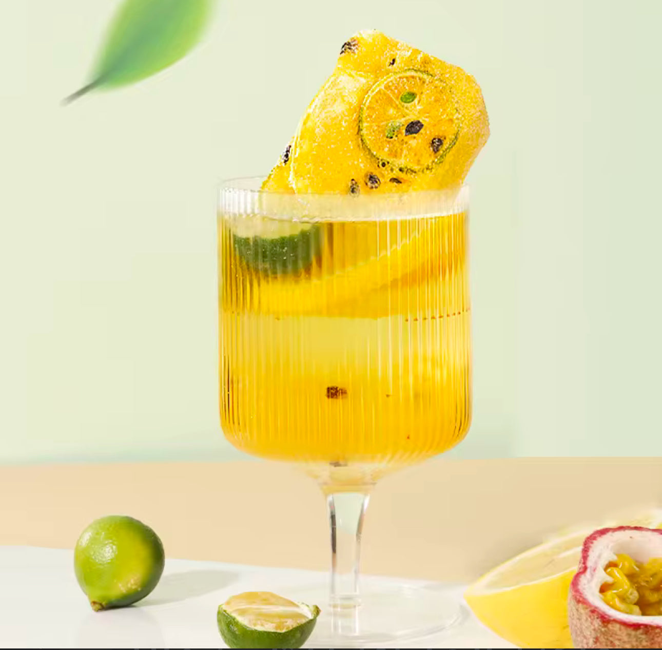 Iced Passion Fruit And Lemon